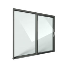FIN-Slide Slim-line Cristal 170 Aluminium-Aluminium