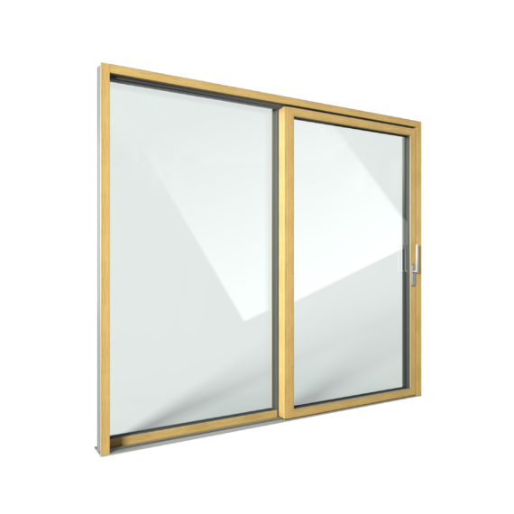 FIN-Slide Slim-line 170 Aluminium-Holz