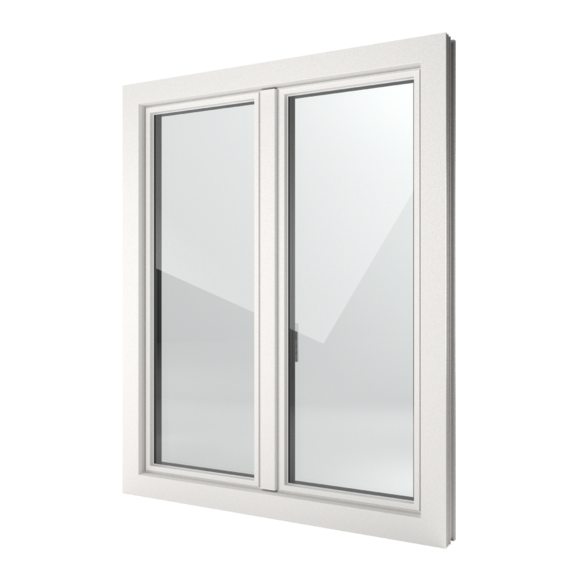 FIN-Window Slim-line 90 PVC-PVC