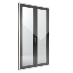 FIN-Window Slim-line Cristal 90 Kunststoff-Kunststoff
