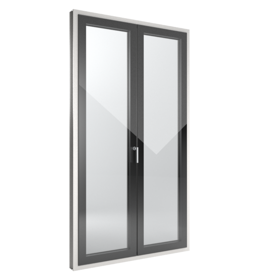 FIN-Window Slim-line Cristal 90 Kunststoff-Kunststoff