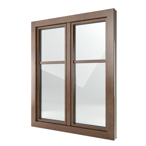 FIN-Window Classic-line N 90+8 Alluminio-PVC