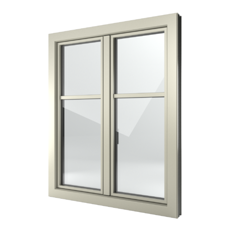 FIN-Window Slim-line C 90+8 Alluminio-PVC