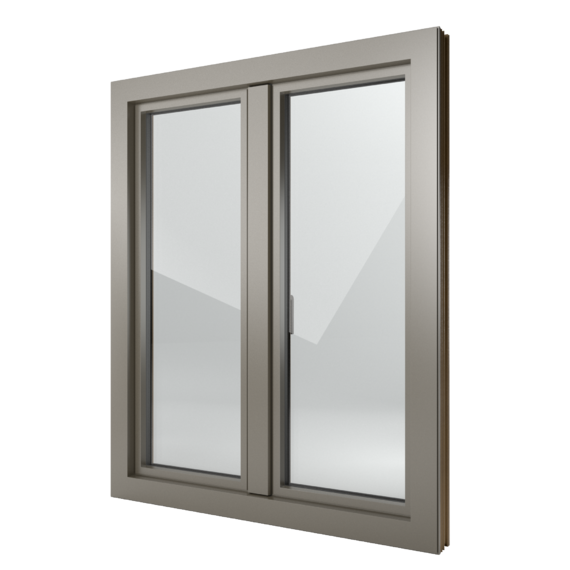 FIN-Window Step-line N 90+8 Aluminium-Kunststoff