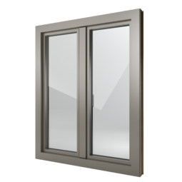 FIN-Window Step-line N 90+8 aluminium-PVC