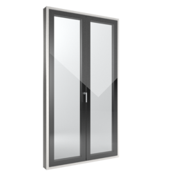 FIN-Window Slim-line Cristal 124 Kunststoff-Kunststoff