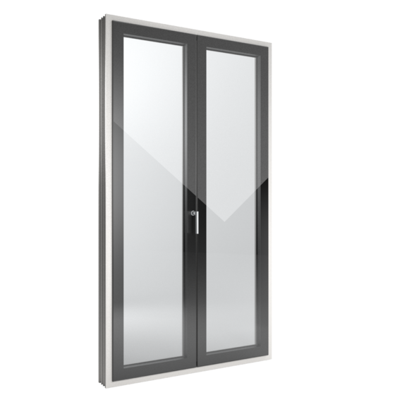 FIN-Window Slim-line Cristal 124
