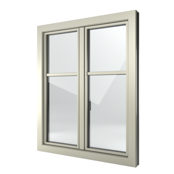 FIN-Window Slim-line N 90+8 Aluminium-Kunststoff