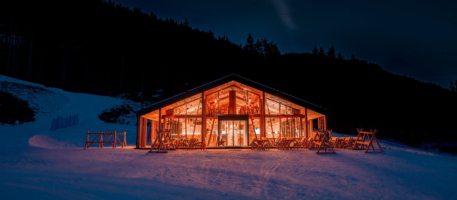 Refuge “Zin-Fux” sur les pistes de Sexten