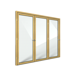 FIN-Fold Slim-line 97 Aluminio-Madera