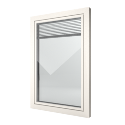 FIN-Window Slim-line Twin 77 PVC-PVC