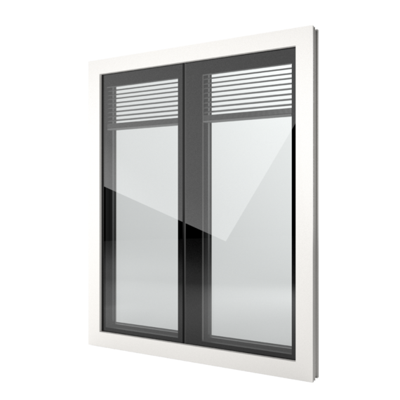 FIN-Window Nova-line Twin 77 Kunststoff-Kunststoff