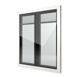 FIN-Window Nova-line Twin 77 Kunststof-Kunststof