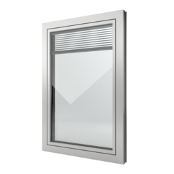 FIN-Window Slim-line Twin 77+8 Alluminio-PVC