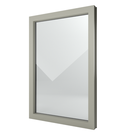 FIN-Window fixed light 90 PVC-PVC