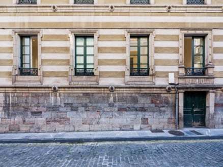Edifício no centro histórico de Gijón