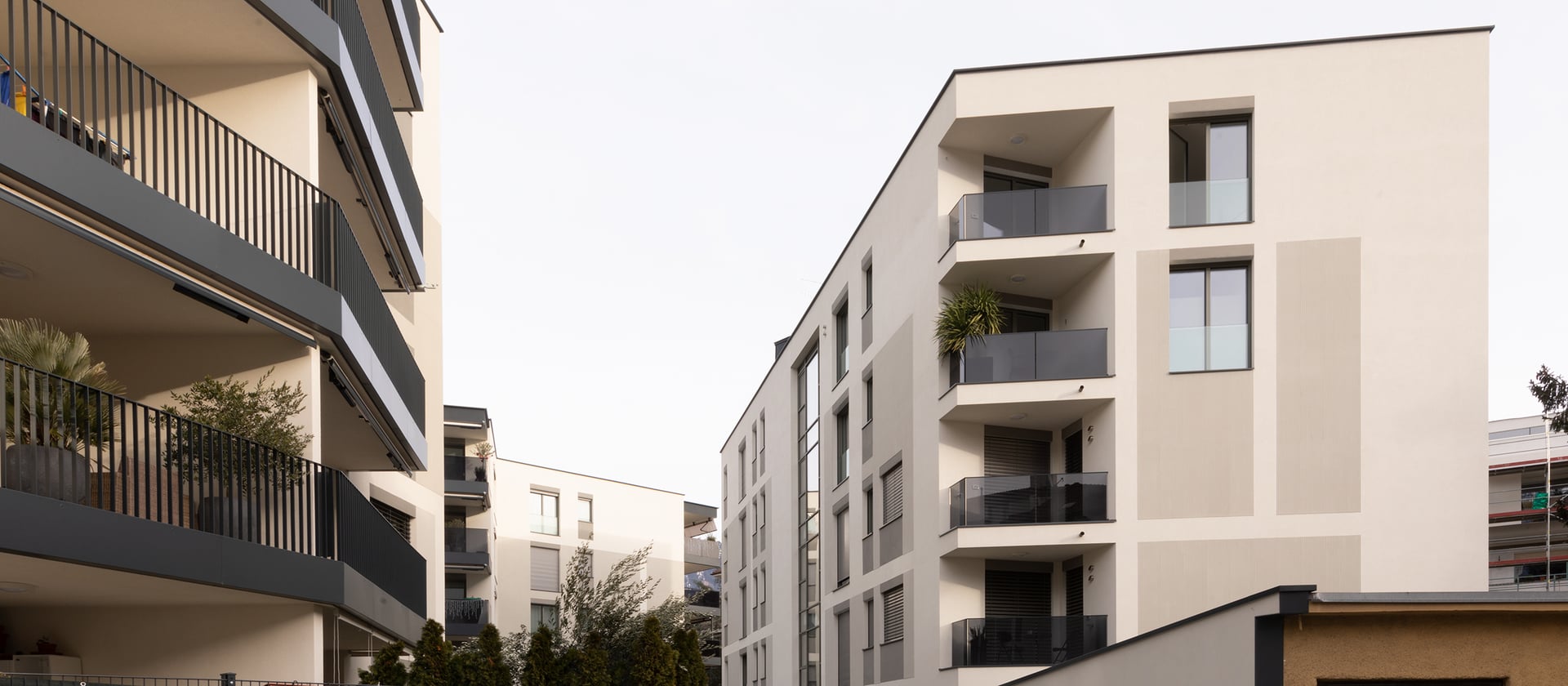 The Manzoni Garden apartment complex in Meran