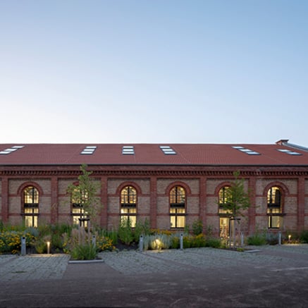 Ehemalige Reithalle in Landau