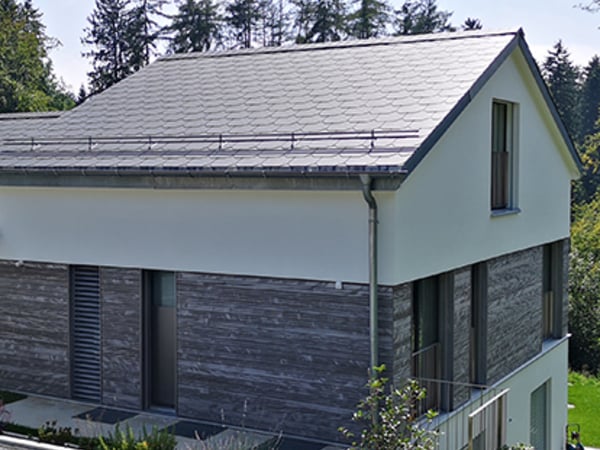 Nieuwe villa in het Zwitserse groen