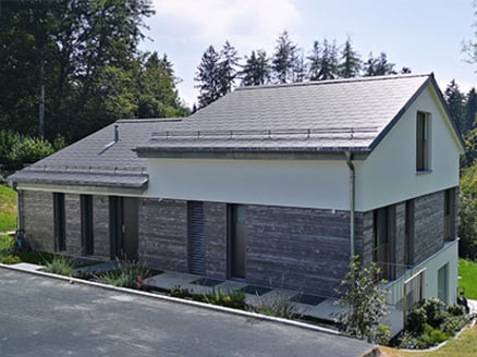 Nueva villa en la campiña suiza
