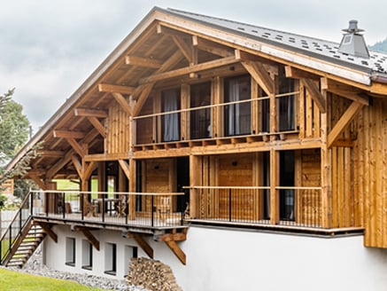 Chalet in den Bergen von Megève