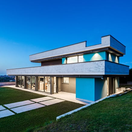 Construção nova no norte de Espanha