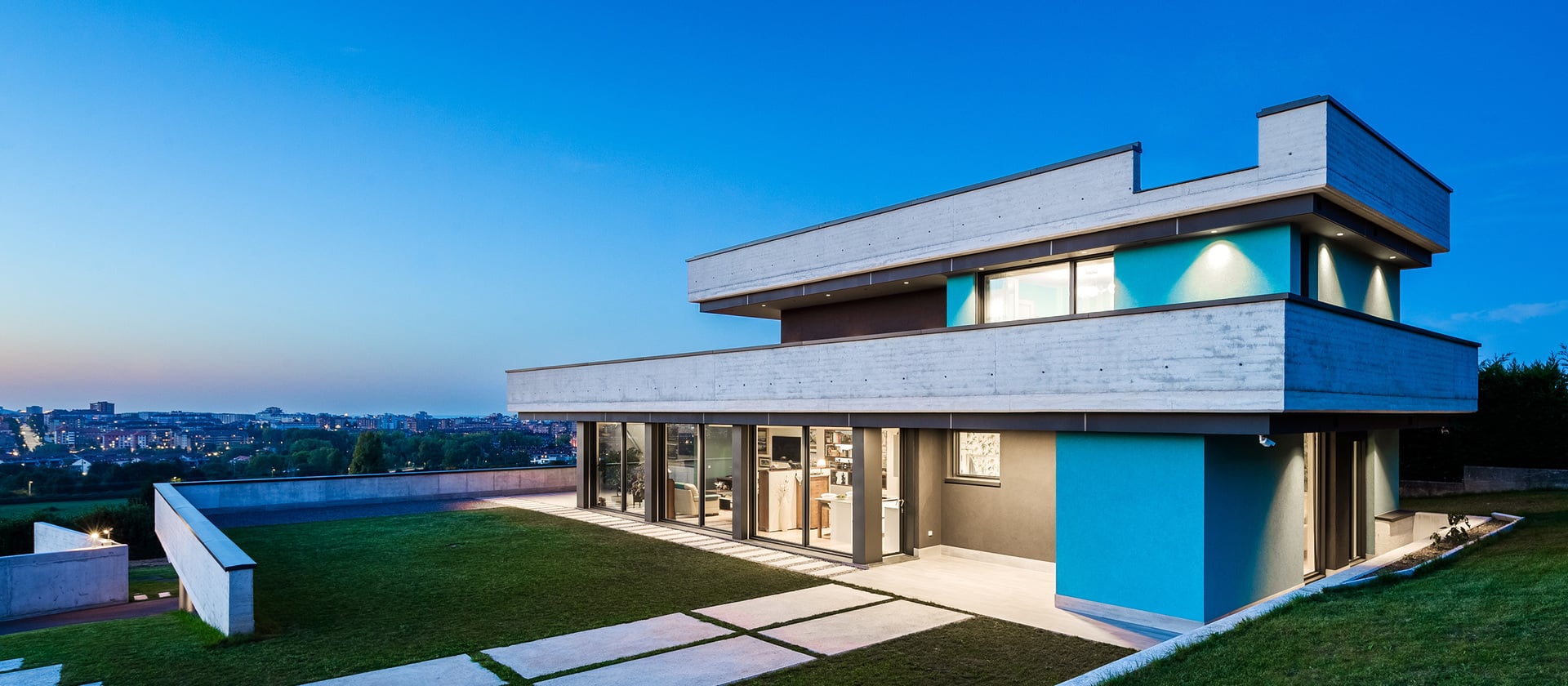 Construção nova no norte de Espanha