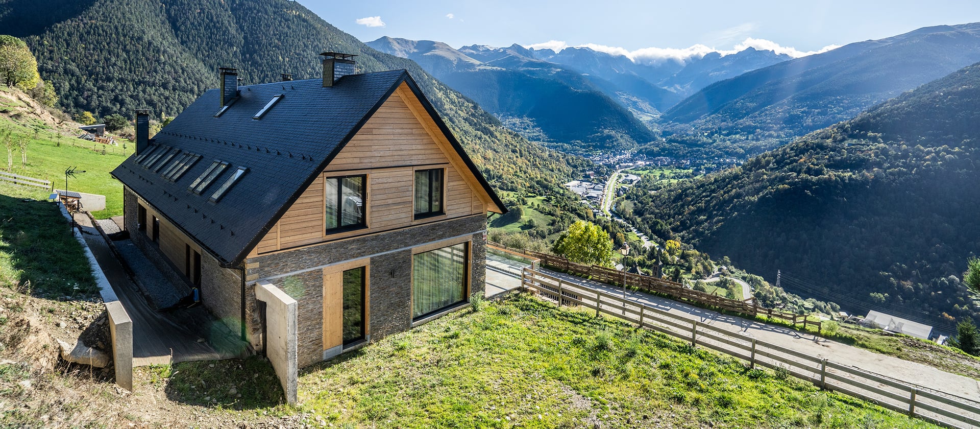 Nieuwbouw in hartje Pyreneeën