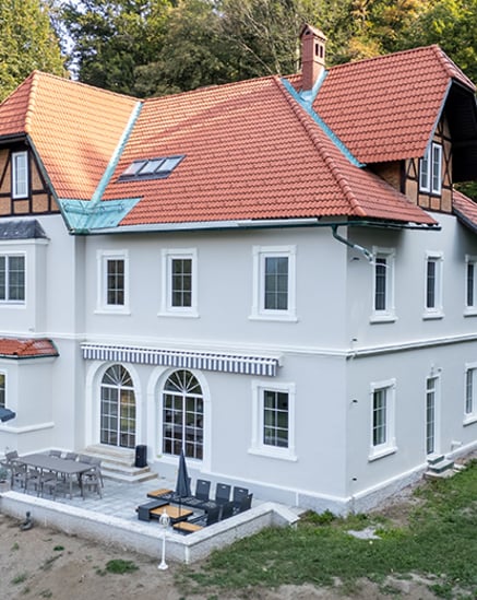 Finestre nuove in una villa in Carinzia