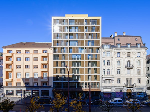 Gebäude-Komplex in der Schweiz