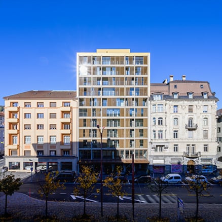 Complexe immobilier en Suisse