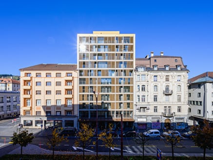 Complexo residencial na Suíça