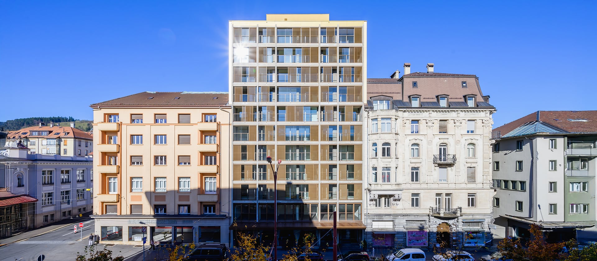 Gebäude-Komplex in der Schweiz