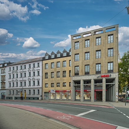 Gebäudekomplex mitten in Erlangen