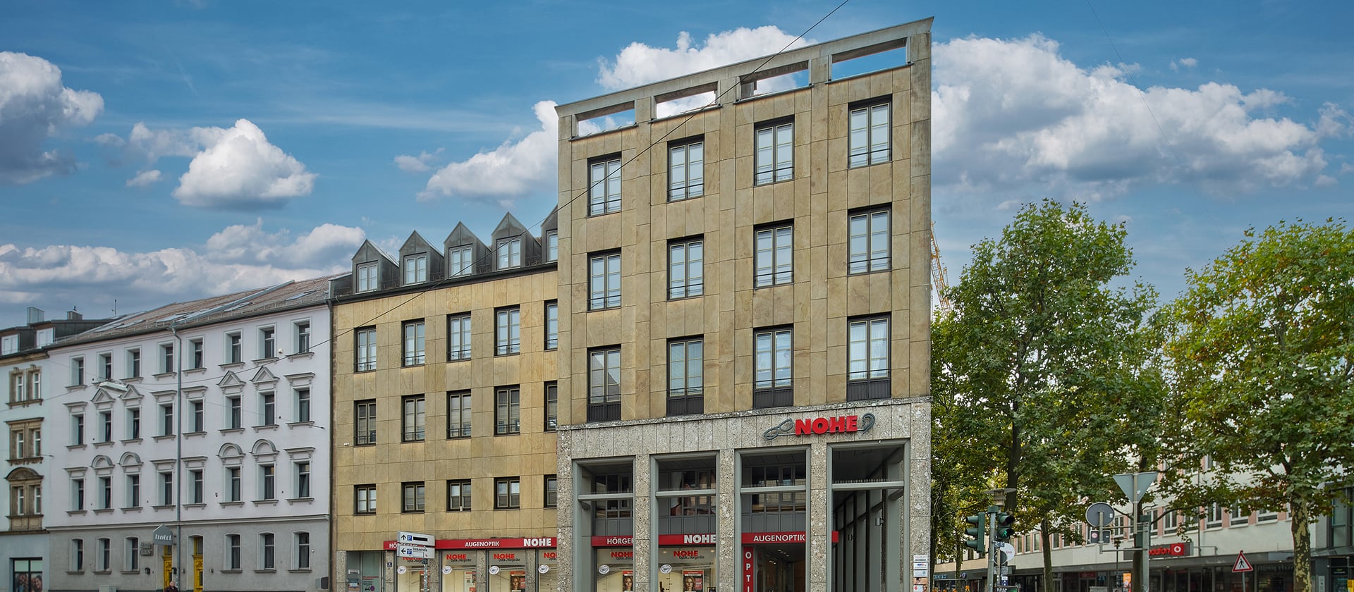Gebäudekomplex mitten in Erlangen